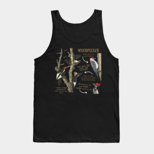 Animal Facts - Woodpecker Tank Top